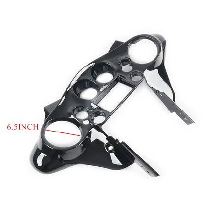 Matt Black Double DIn 6.5'' Inner Batwing Fairing for Harley 1998-2013 - Picture 5 of 5