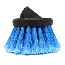 Guttermaster GM-315 Blue 4.5 Inch Diameter Round Medium Soft Flow Through Brush