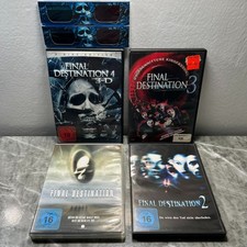 Final Destination 1-4 DVD Sammlung im Bundle Set Horrorfilme Konvolut Paket 3D