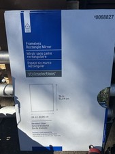 Home Brand Rectangle Mirror. Beveled Edge. New In Box Never Opened