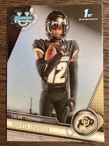 2023 Bowman University Chrome - Travis Hunter #36 (RC) Colorado!