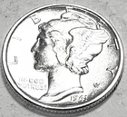 1941 P MERCURY DIME SUPERB GEM BU +  No Reserve  *J1904
