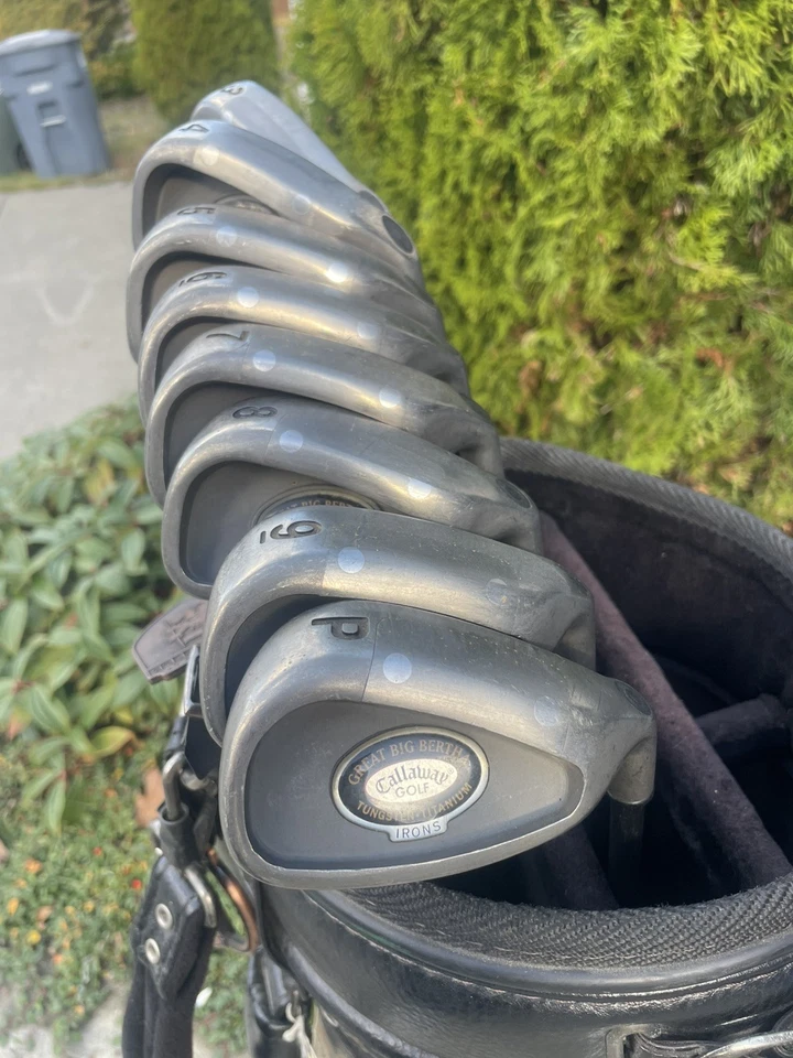 Callaway Great Big Bertha Tungsten Titanium Iron Set 3-PW RCH 96 Firm /Graphite - Image 2 of 4