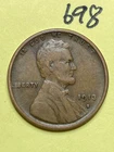 1913-S LINCOLN WHEAT CENT, low mintage date, "FINE" condition #698