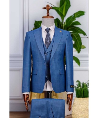 Abito uomo azzurro con gilet - Irlanda - Imagen 1 de 1