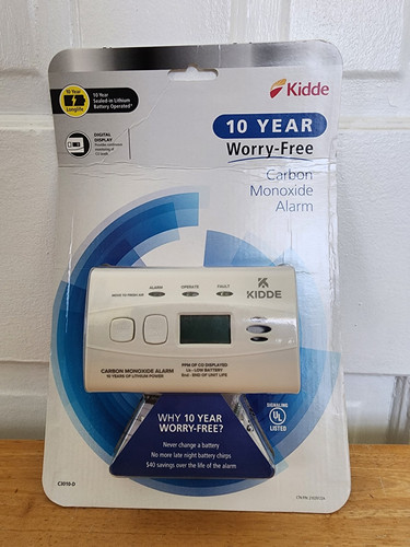 Sealed Kidde C3010-D 10 Year Worry Free Lithium Battery Carbon Monoxide Alarm - Bild 1 von 7