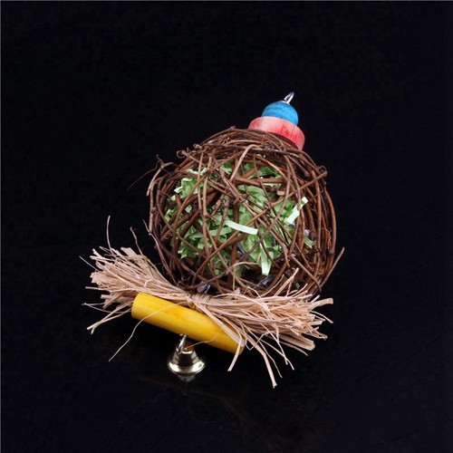 2Pcs Macaws Hanging Cockatiel Shredder Toy Foraging Bird Chewing Toy Parrot Cage - Picture 2 of 10
