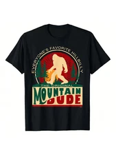 Funny Sasquatch Mountain Dude Everyone'S Favorite Hillbilly T-Shirt T-Shirt Men'