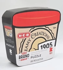 New Sealed Box H-E-B Creamy Creations 1905 Vanilla Puzzle HEB Brand Shop 181 Pcs