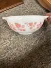 Vintage PYREX 443 Mixing Bowl Pink Gooseberry 2 1/2 Qt Cinderella MINT