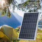 Eco Friendly Solar Panel Kit 15W 12V Suitable for Home and Industrial Use
