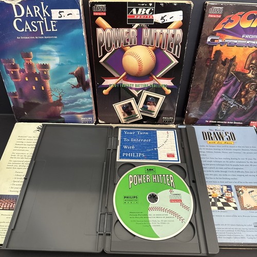 Vintage Philips CD-i Long Box 6 Stück: Power Hitter, Flucht aus Cybercity. - Bild 18 von 22