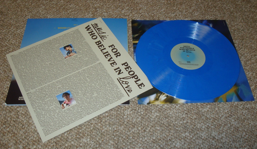 Joe Jonas - Music For People Who Believe In Love. Blue Target Vinyl LP Record - Picture 3 of 4
