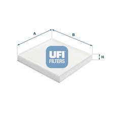 UFI Innenraumfilter 53.387.00 Partikelfilter für SOLARIS TL KIA HCR TLE KONA OS