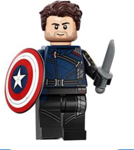 NEU LEGO BUCKY BARNES WINTER SOLDAT Figur MARVEL MINIFIGUR SERIE 1 71031