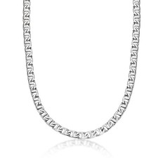 The Braces - Stainless Steel 10mm Mariner Chain Necklace For Men - 22 Inches