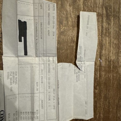 OJ Simpson Crime Watch von Crimex 1994 1/2200 PP extrem selten mit Papieren* - Bild 8 von 22