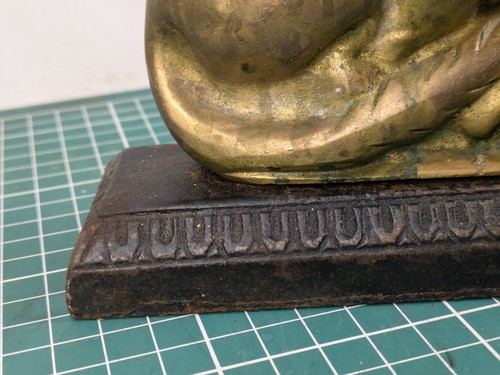 Paar Edwardian Gun Jagdhund Türstopper Messing & Gusseisen - Bild 15 von 22