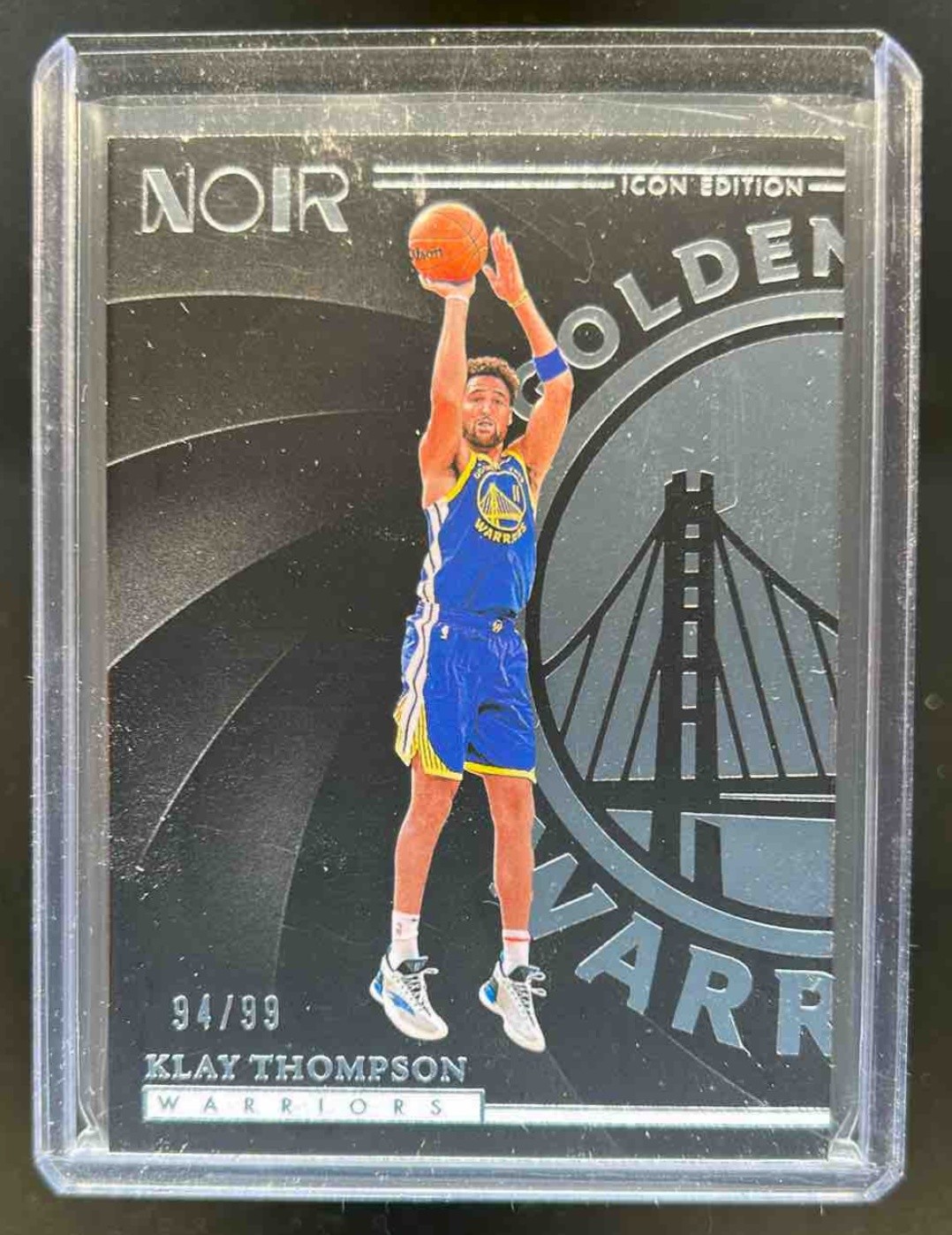 2024 Panini Noir Klay Thompson Icon Edition #94/99 Mavericks