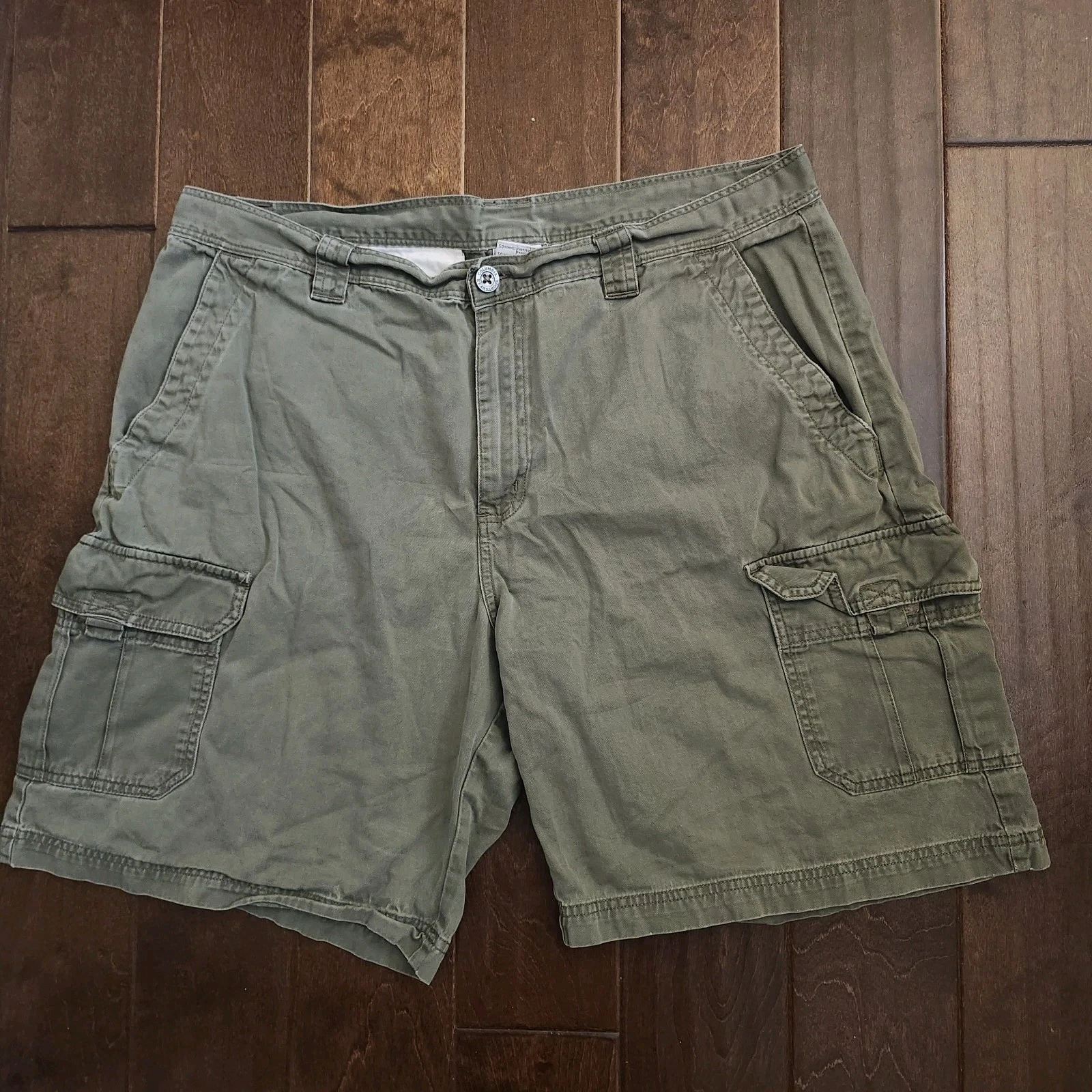 Columbia Mens Cargo Shorts Size 40 Olive Green Outdoor Hiking Utility