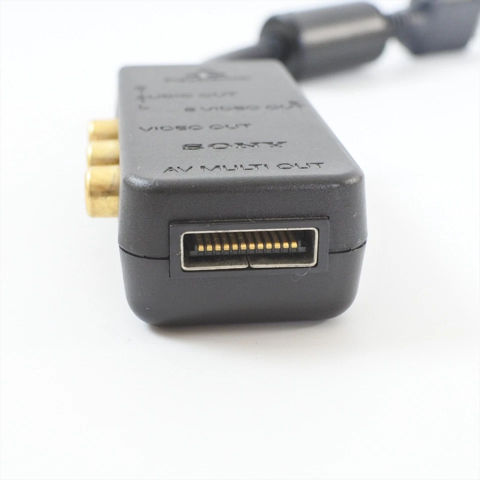 PS2 Official RCA AV ADAPTOR S Terminal SCPH-10130 SONY for Playstation 2 1333 p2 - Image 4 of 4