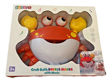 Crab Bubble Bath Maker For The Bathtub, Blows Bubbles and Plays Music NEW 3