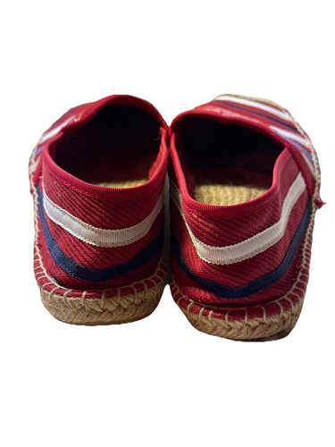 Lauren Ralph Lauren Debby espadrillas donna taglia 9,5 scarpa spiaggia costiera rossa - Foto 7 di 12