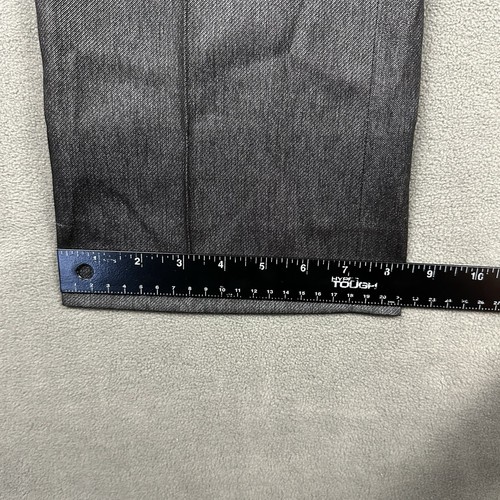 Giorgio Armani Le Collezioni Pants Mens 34x30 Gray Wool Blend Trousers Shiny EUC - Picture 15 of 19