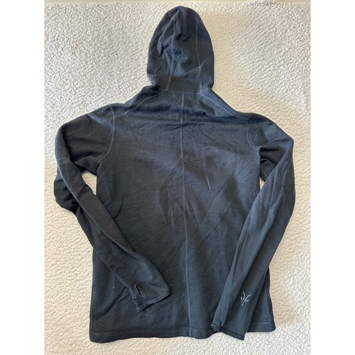 Ibex Womens Merino Wool  Baselayer Hooded Jacket Medium - Picture 9 of 9