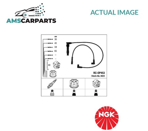 IGNITION CABLE SET LEADS KIT 0823 NGK NEW OE REPLACEMENT