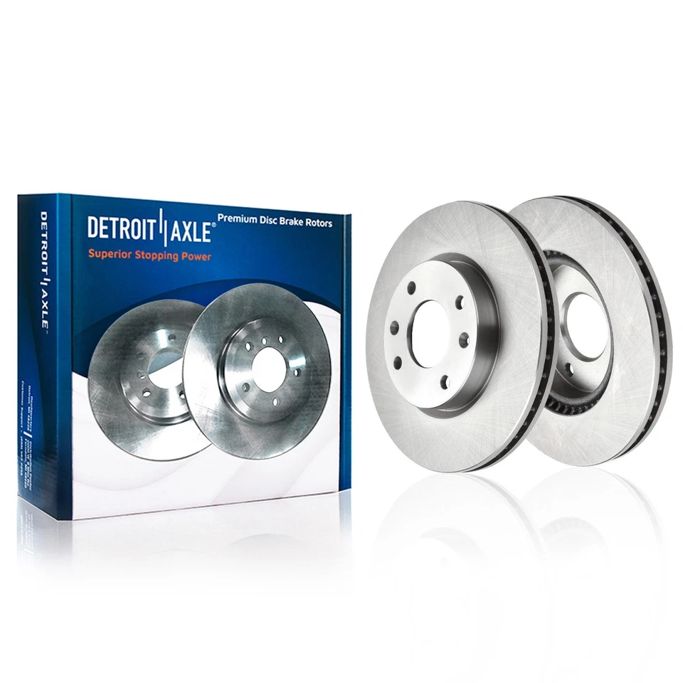 Kit de rotores de freno de disco delanteros y pastillas de freno de cerámica para Hyundai Sonata Kia Optima Foto 3 de 4