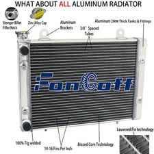 Aluminum Radiator For POLARIS RANGER 400 HO 500 800 900 EFI 2010 2011 2012 2013