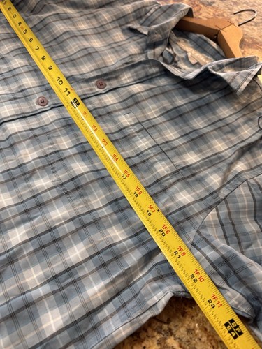 Vintage O'NEILL Mens M Blue Plaid Button-up shirt. CA life,Y2K, skater,surf Read - Picture 10 of 10