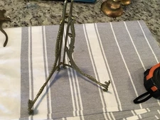 Antique Ornate  Brass Display, Table Easel, Picture Art Stand, Book Stand,