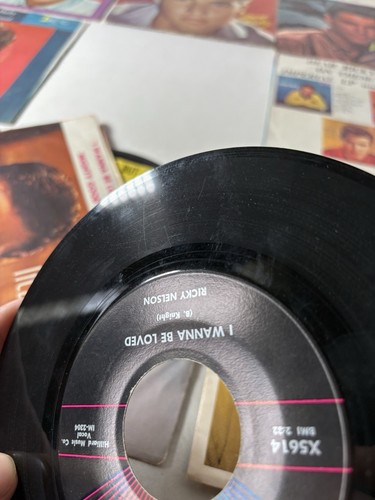 Ricky Nelson Vintage 45 Lot 9 Imperial Vinyl Records 7” Picture Sleeves 1950’s - Picture 19 of 19
