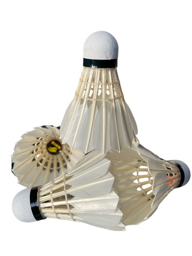 Badminton Goose Feathers Shuttlecocks 1X12  Match, Club, Training - Picture 3 of 4