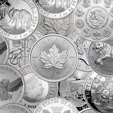 Random Year - 1 oz Silver .999 Fine Silver Coin BU - Mint of Our Choice 97.21 per troy oz