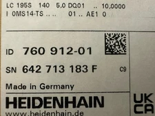 HEIDENHAIN LC 195S 140 5µm linear scale DRIVE-CLiQ ID 760912-01 new in box