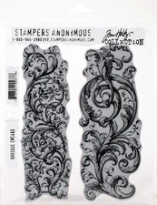 CLING RBBR STAMP SET BAROQUE