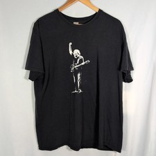 Jerry Garcia Band T Shirt Black Size XL Distressed Holes