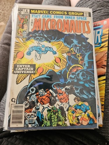 Micronauts #8 Newsstand Variant (Marvel Comics August 1979)