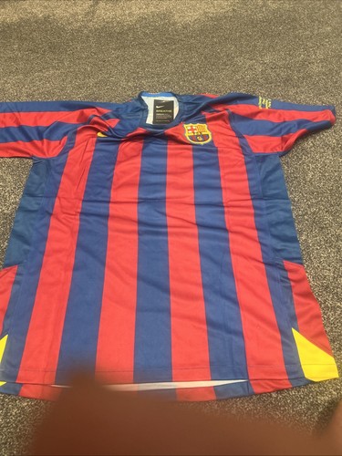 Retro Barcelona  old red and blue Ronaldinho Xxl - Bild 2 von 9