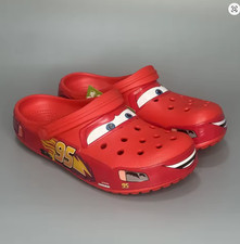 Disney Pixar Cars Lightning McQueen Crocs Red Clogs Sandals Unisex