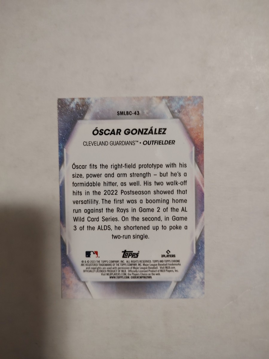 2023 Topps Series 2 - Stars of Mlb Chrome Oscar Gonzalez 2023 Topps Series 2 - Stars of Mlb Chrome Oscar Gonzalez