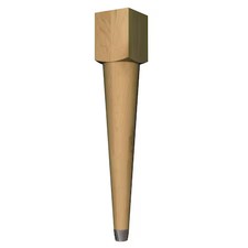 OSBORNE WOOD PRODUCTS 1188M 29 x 5 Husky Contemporary Leg in Soft Maple