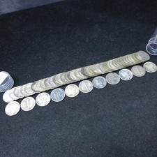 Roll Lot of 50 PCS 1916 Mercury 90% Silver Dimes $5 Face - Good to XF w/problems