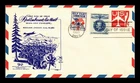 US COVER AIR MAIL 7C EMBOSSED ENVELOPE FDC COMBO PORTLAND OREGON
