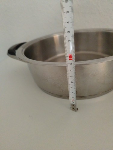 AMC Topf Edelstahl Ø 27,5 cm - Höhe ca 8,5 cm -- Nr. 8066 - Bild 8 von 8