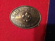 Ma-Ka-Ja-Wan scout reservation camp belt buckle exc cond 