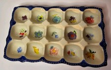 Pioneer Woman Stoneware Ceramic Celia 15 Egg Holder Dish